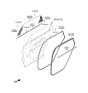 Diagram for 2023 Kia Sorento Door Seal - 83130P2000