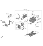 Diagram for 2022 Kia Sorento Water Pump - 369103D920