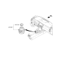 Diagram for 2022 Kia Sorento Automatic Transmission Shift Levers - 467W0P4000