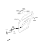 Diagram for 2021 Kia Sorento Door Check - 77980P2000