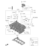 Diagram for 2023 Kia Sorento Cylinder Head - 221002M801