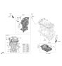 Diagram for 2021 Kia Sorento Timing Cover - 213502M810