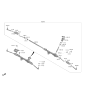 Diagram for Kia Sorento Steering Gear Box - 56500P2000