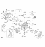 Diagram for 2022 Kia Sorento Transfer Case Mount - 452183D500