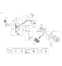 Diagram for 2021 Kia Sorento A/C Hose - 97777P4520