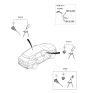 Diagram for 2021 Kia Sorento Ignition Lock Cylinder - 81905P2230