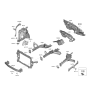 Diagram for 2021 Kia Sorento Engine Mount - 64575P2000