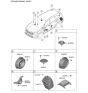 Diagram for Kia K5 Car Speakers - 96350L1200