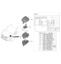 Diagram for 2022 Kia Sorento Fuse Box - 91959P2200