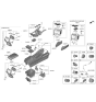 Diagram for Kia Sorento Seat Heater Switch - 93300P2000