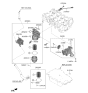 Diagram for Kia Sportage Oil Cooler - 264102MHA0