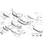 Diagram for Kia Sorento License Plate - 86519P2010