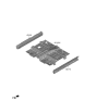 Diagram for 2021 Kia Sorento Floor Pan - 65100P4000