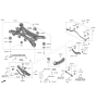 Diagram for Kia Sorento Sway Bar Kit - 55510P2000