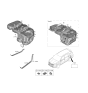 Diagram for Kia Sorento Fuel Tank Strap - 31210P2000