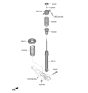 Diagram for 2023 Kia Sorento Shock Absorber - 55307P4050