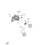 Diagram for 2021 Kia Sorento Spindle - 52710P2000