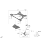 Diagram for 2024 Kia Carnival Axle Pivot Bushing - 54584P2000