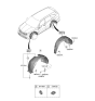 Diagram for 2021 Kia Sorento Wheelhouse - 86811P2000