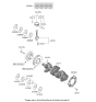 Diagram for Kia Sorento Crankshaft - 231112M200