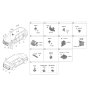 Diagram for Kia Sorento Air Bag Control Module - 95910P4300