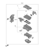 Diagram for Kia K5 Cylinder Head Gasket - 209102MH01