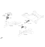 Diagram for 2021 Kia Sorento Engine Mount Bracket - 21830P4650