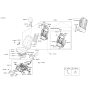 Diagram for 2022 Kia Sorento Air Bag Control Module - 80610P2500