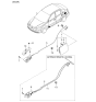 Diagram for Kia Rio Fuel Door - 695101G000