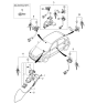 Diagram for 2005 Kia Rio Ignition Lock Assembly - 819051G190