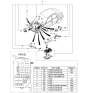 Diagram for 2005 Kia Rio Fuse - 918304A000