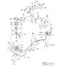 Diagram for 2005 Kia Rio Fuel Door Hinge - 3115938000