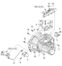 Diagram for Kia Rio Transmission Assembly - 4300023040