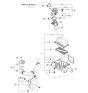 Diagram for 2006 Kia Sportage Mass Air Flow Sensor - 2816423700