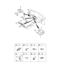 Diagram for 2006 Kia Rio Cigarette Lighter - 951201G040