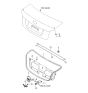 Diagram for 2010 Kia Rio Trunk Latch - 812301G010