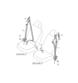 Diagram for Kia Rio Seat Belt - 888301G500RU