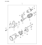 Diagram for Kia Rio Alternator Brush - 3617311140