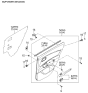 Diagram for 2005 Kia Rio Weather Strip - 833311G000