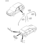 Diagram for Kia Rio Door Moldings - 863631G000
