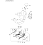 Diagram for 2006 Kia Rio Seat Cushion - 882001G320385