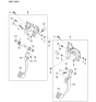 Diagram for 2006 Kia Amanti Brake Light Switch - 9381038110