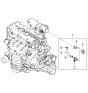 Diagram for 2005 Kia Rio Crankcase Breather Hose - 2891426911