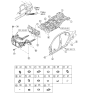 Diagram for 2007 Kia Rio Dash Panels - 841201G000