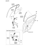 Diagram for 2007 Kia Rio Window Regulator - 834011G010