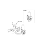 Diagram for 2006 Kia Rio Wheel Hub - 527501G000