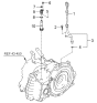 Diagram for 2005 Kia Rio Dipstick - 4658022102