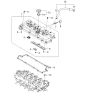 Diagram for 2006 Kia Rio Valve Cover Gasket - 2244126800