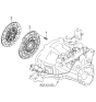 Diagram for Kia Clutch Disc - 4110023030