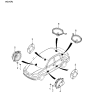 Diagram for 2005 Kia Rio Car Speakers - 963301G151